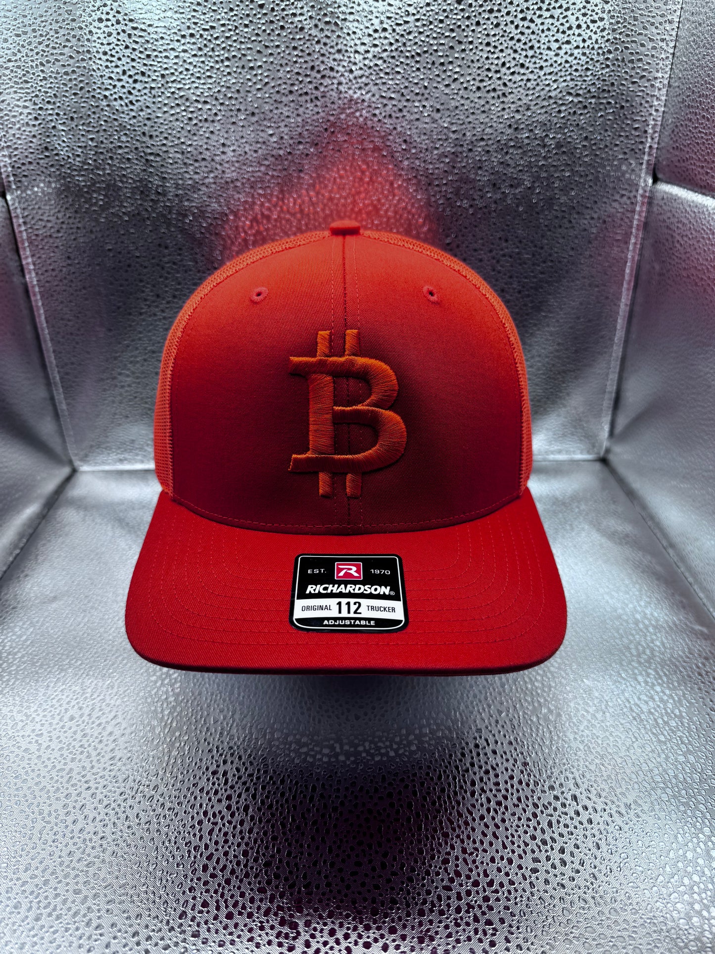 Bitcoin Trucker Orange