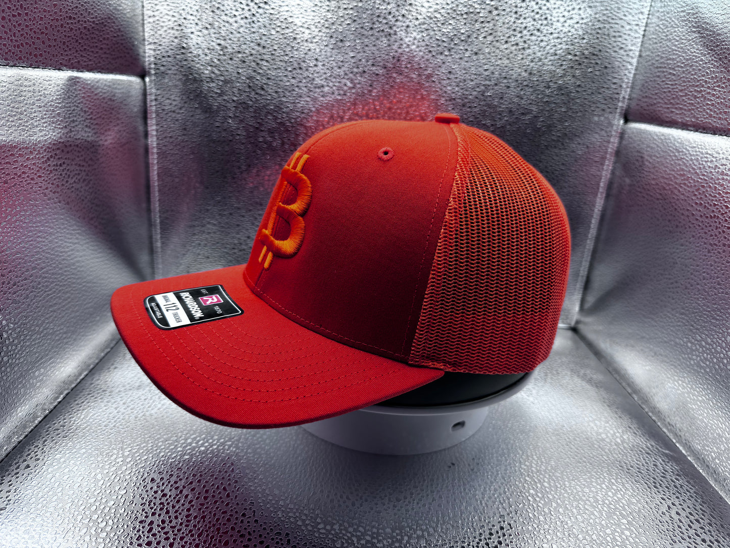 Bitcoin Trucker Orange