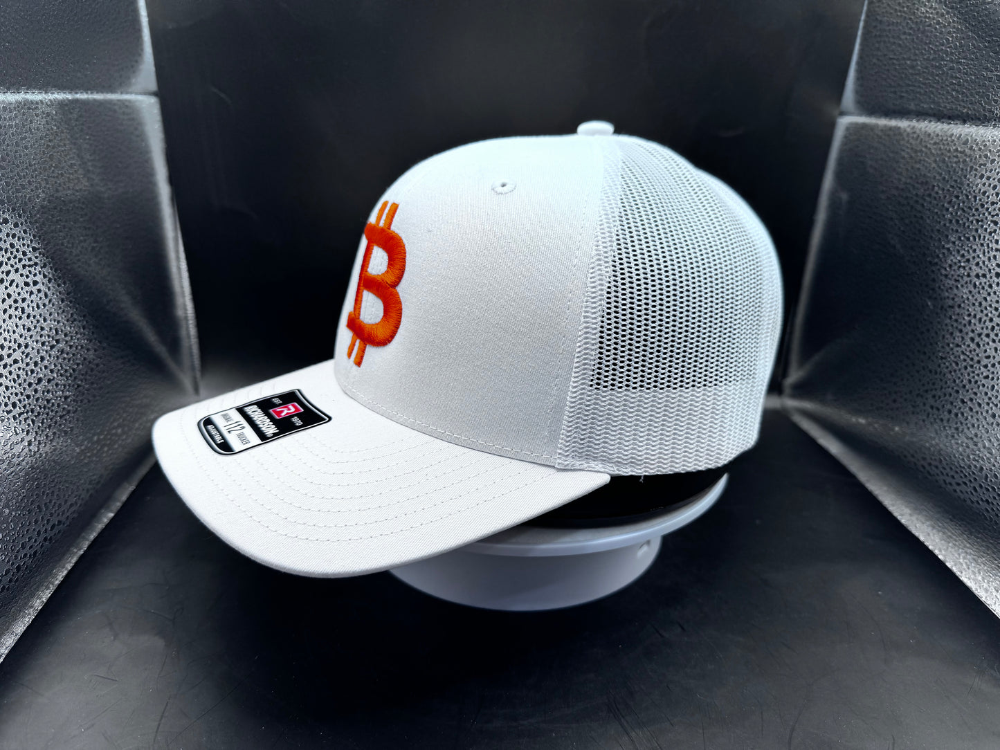White with white mesh