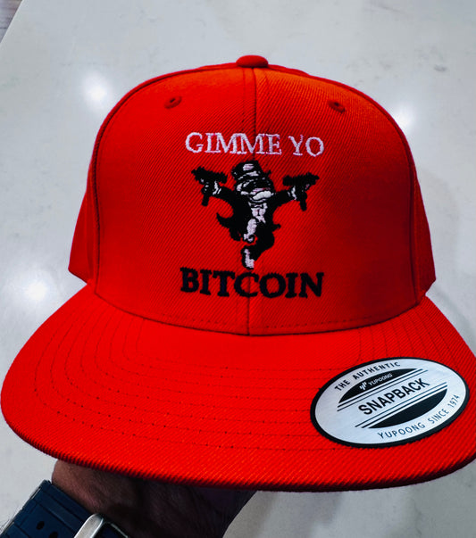 Orange Gimme Yo Bitcoin