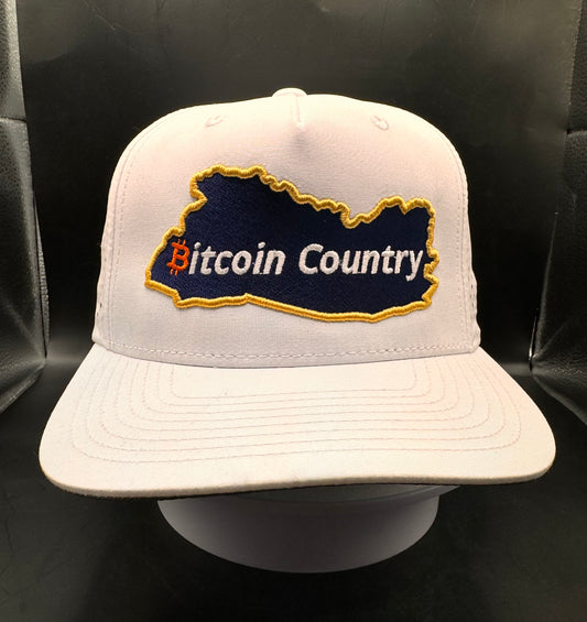 Bitcoin Country Puff 3D Outline